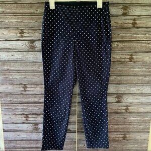 Old Navy Navy Women's‎ Polka-Dot Ankle Pants Size 4